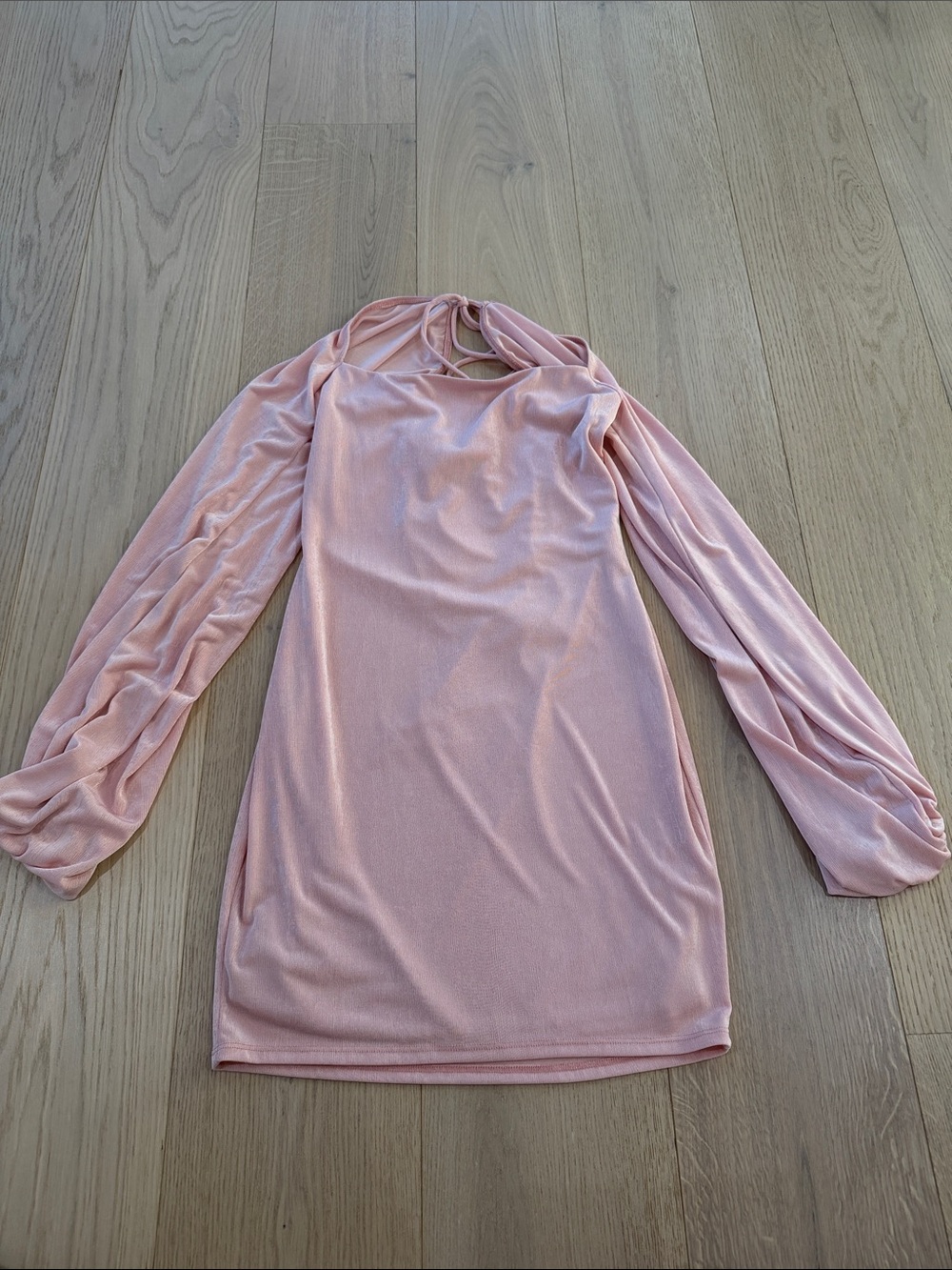 NWOT Lucy in the Sky Women’s Pink Long Sleeve Mini Dress Size Medium